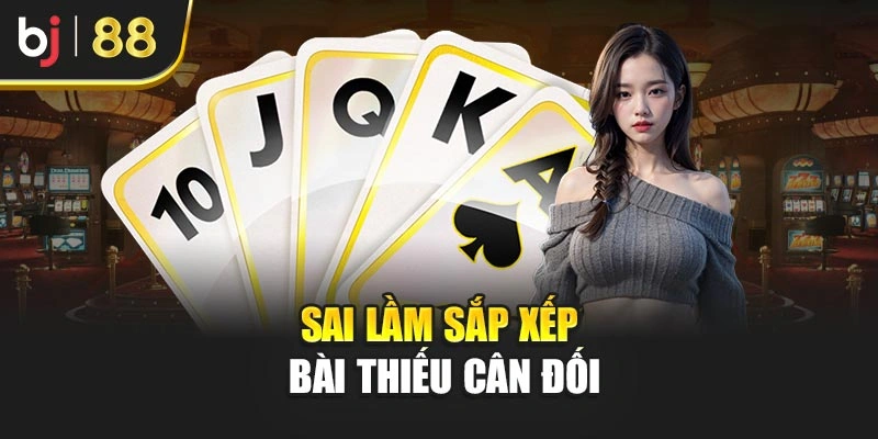 Sai lầm sắp xếp bài thiếu cân đối