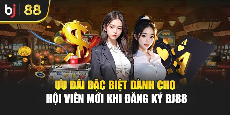 Ưu đãi đặc biệt dành cho hội viên mới khi đăng ký BJ88